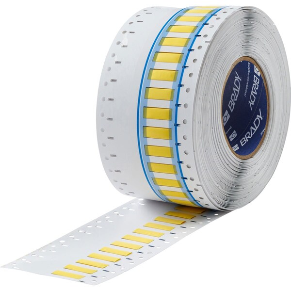 Brady BSP45 Series PermaSleeve Heat Shrink Wire Marking Sleeves Jumbo Roll, 0.25in Diax1in W, White SA-3PS-250-1-YL-J - main